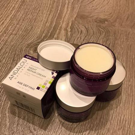 Andalou Naturals Night Moisturizers Creams Resveratrol Skin Care
