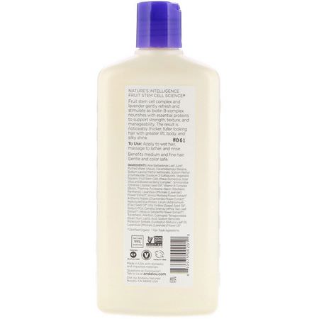 Andalou Naturals, Shampoo, Full Volume, For Lift, Body, and Shine, Lavender & Biotin, 11.5 fl oz (340 ml):شامب, عناية بالشعر