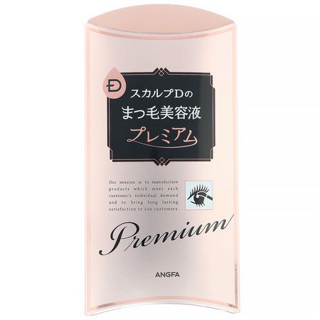 Angfa, Scalp-D Beaute, Pure Free Eyelash Premium Serum, 0.14 fl oz (4 ml):الرم,ش, العي,ن