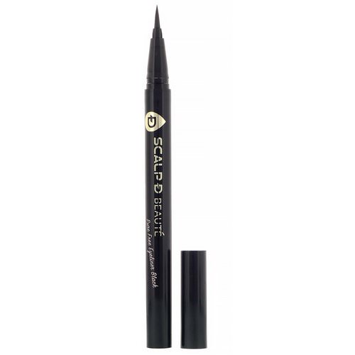Angfa, Scalp-D Beaute, Pure Free Eyeliner, Black, 0.02 fl oz (0.57 ml) فوائد