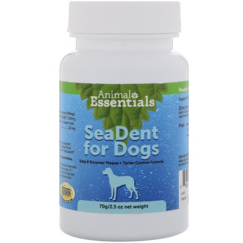 Animal Essentials, SeaDent For Dogs, 2.5 oz (70 g) فوائد