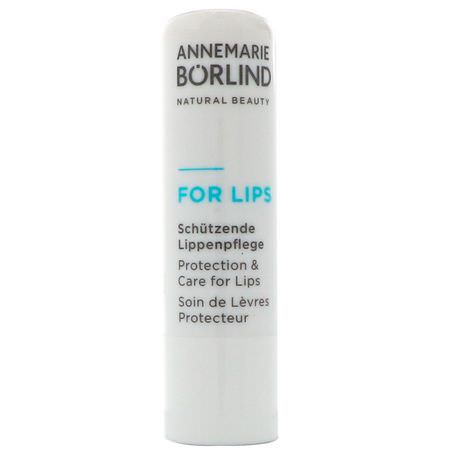 AnneMarie Borlind Organic Skin Care Lip Balm - مرطب الشفاه, العناية بالشفاه, الحمام, العناية بالبشرة العض,ية