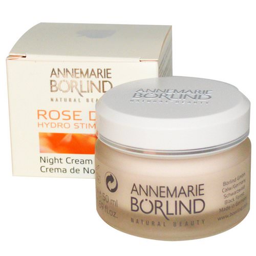 AnneMarie Borlind, Hydro Stimulant Night Cream, Rose Dew, 1.69 fl oz (50 ml) فوائد