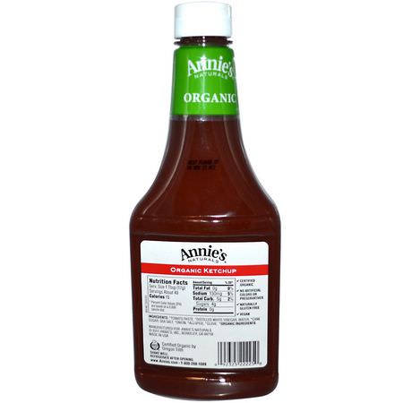 Annie's Naturals, Organic, Ketchup, 24 oz (680 g):الكاتشب, الخل