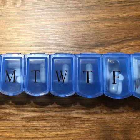 Apex, 7-Day Ultra Bubble-Lok Pill Organizer, 1 Pill Case