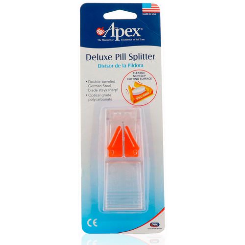 Apex, Deluxe Pill Splitter, 1 Pill Splitter فوائد