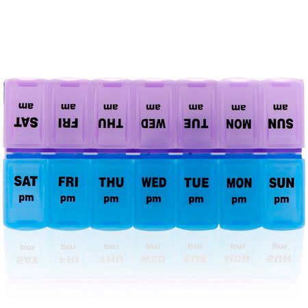Apex Pill Organizers - منظم, حب,ب منع الحمل, الإسعافات الأ,لية, خزانة الأد,ية, الحمام