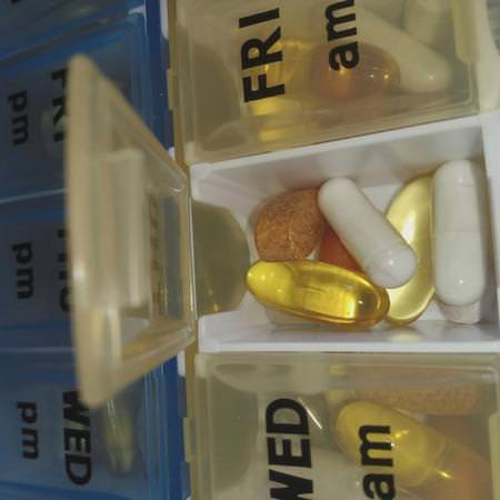 Apex, Weekly Twice-A-Day Pill Organizer, 1 Pill Organizer