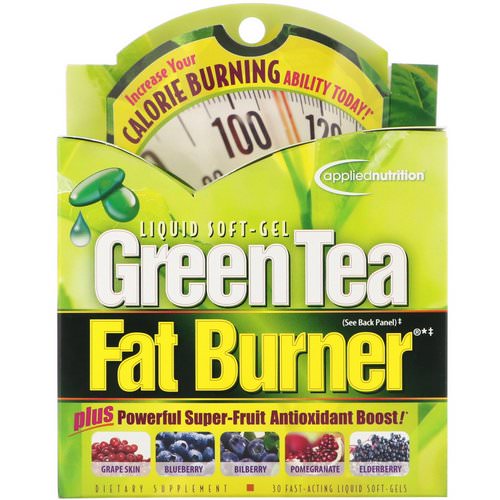appliednutrition, Green Tea Fat Burner, 30 Fast-Acting Liquid Soft-Gels فوائد