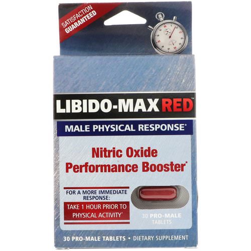 appliednutrition, Libido-Max Red, Male Physical Response, 30 Pro-Male Tablets فوائد