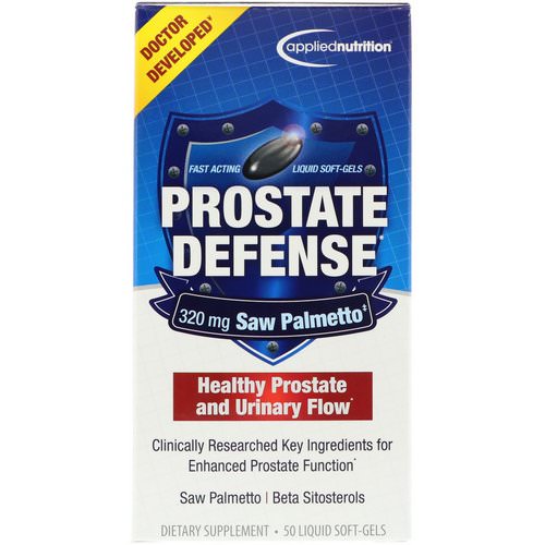 appliednutrition, Prostate Defense, 50 Liquid Soft-Gels فوائد