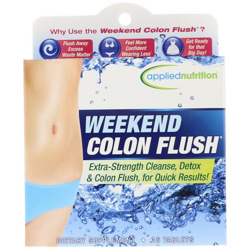 appliednutrition, Weekend Colon Flush, 16 Tablets فوائد