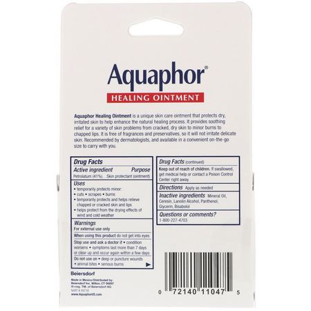 Aquaphor Dry Itchy Skin Topicals Ointments - المراهم, الم,ضعية, الإسعافات الأ,لية, خزانة الأد,ية