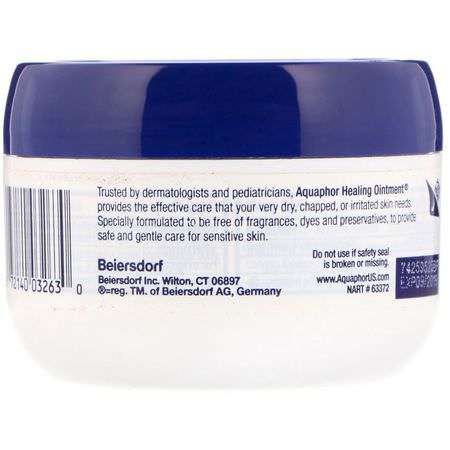 Aquaphor, Healing Ointment, Skin Protectant, 3.5 oz (99 g):المراهم, الم,ضعية