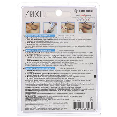 Ardell, Deluxe Pack, Wispies Lashes with Applicator and Eyelash Adhesive, 1 Set:Lashes, Mascara