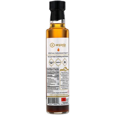 Argania Butter, Organic Culinary Argan Oil, 8.45 fl oz (250 ml):الخل ,الزي,ت