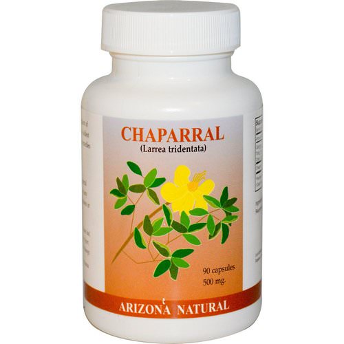 Arizona Natural, Chaparral, Larrea Tridentata, 500 mg, 90 Capsules فوائد