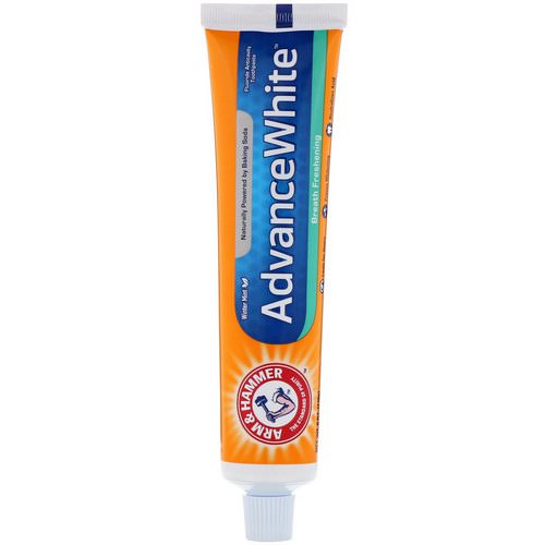 Arm & Hammer, AdvanceWhite, Breath Freshening Toothpaste, Winter Mint, 6.0 oz (170 g) فوائد