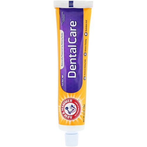 Arm & Hammer, Dental Care, Fluoride Anticavity Toothpaste, Pure Mint, 6.3 oz (178 g) فوائد