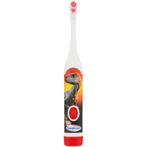 Arm & Hammer, Kid's Spinbrush, Jurassic World, Soft, 1 Battery Powered Toothbrush فوائد