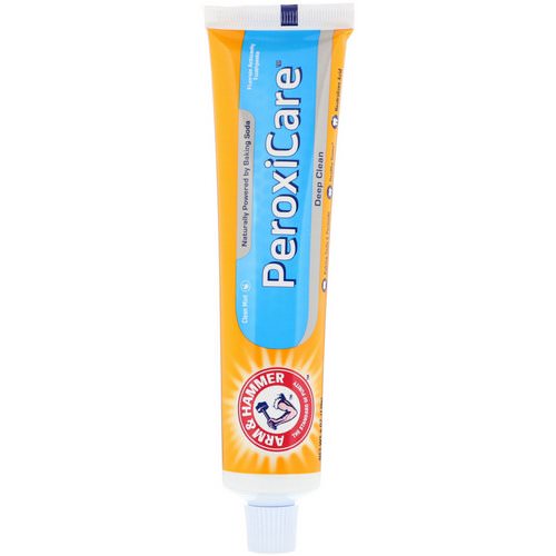 Arm & Hammer, PeroxiCare, Deep Clean Toothpaste, Fresh Mint, 6.0 oz (170 g) فوائد