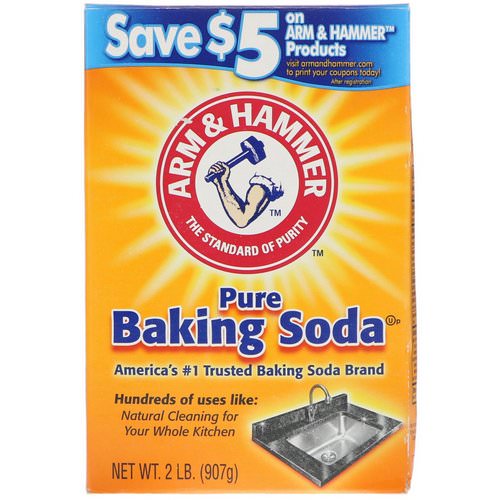 Arm & Hammer, Pure Baking Soda, 2 lb (907 g) فوائد