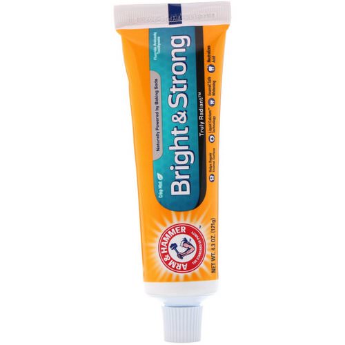 Arm & Hammer, Truly Radiant, Bright & Strong Toothpaste, Crisp Mint, 4.3 oz (121 g) فوائد