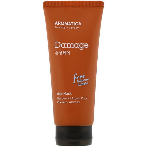 Aromatica, Argan Hair Mask, Damage Care, 6.3 oz (180 g) فوائد