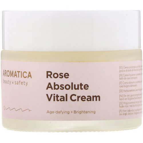 Aromatica, Rose Absolute Vital Cream, 1.7 oz (50 g) فوائد