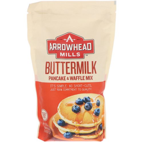 Arrowhead Mills, Buttermilk, Pancake & Waffle Mix, 1.6 lbs (737 g) فوائد