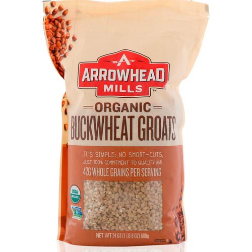 Arrowhead Mills, Organic, Buckwheat Groats, 1.5 lbs (680 g) فوائد