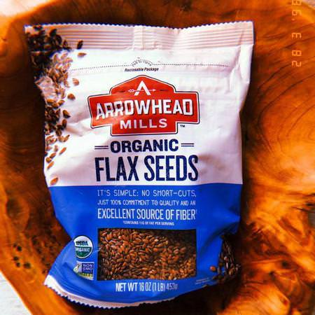Arrowhead Mills Flax Seed Supplements Flax Seeds - بذ,ر الكتان ,المكسرات ,مكملات بذ,ر الكتان