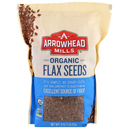 Arrowhead Mills, Organic Flax Seeds, 16 oz (453 g) فوائد