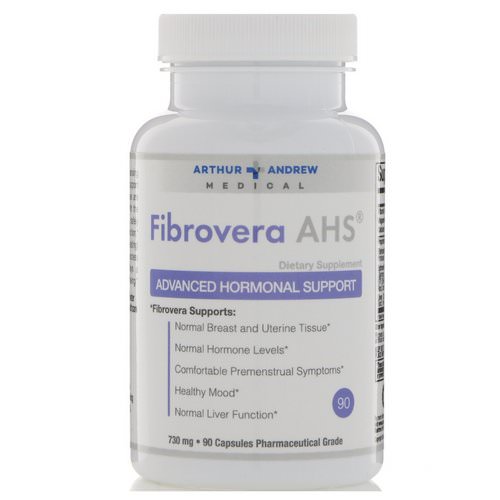 Arthur Andrew Medical, FibroVera AHS, Advanced Hormonal Support, 730 mg, 90 Capsules فوائد
