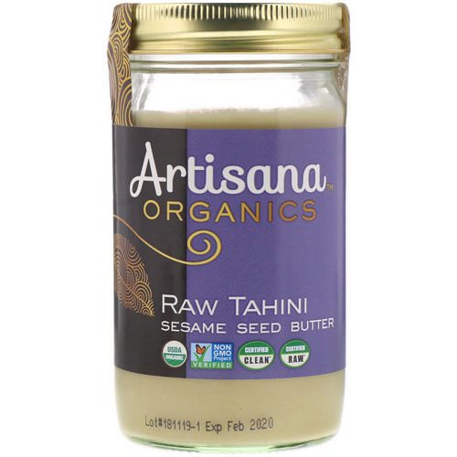 Artisana, Tahini, Sesame Seed Butter, 14 oz (397 g) فوائد