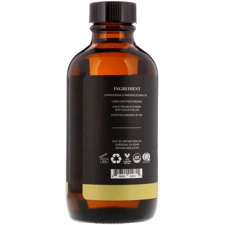 Artnaturals, Carrier Oil, Jojoba, 4 fl oz (118 ml):زي,ت الناقل, الزي,ت العطرية