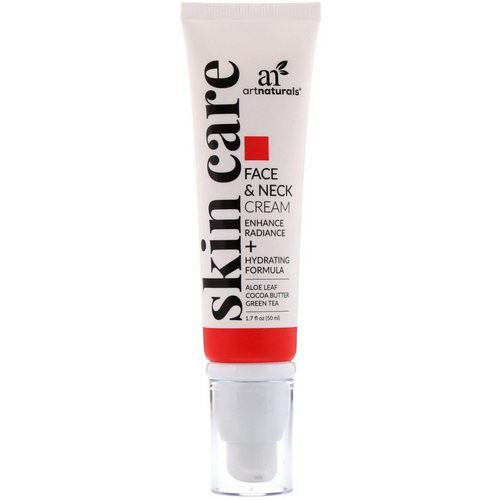 Artnaturals, Face & Neck Cream, Enhance Radiance + Hydrating Formula, 1.7 oz (50 ml) فوائد