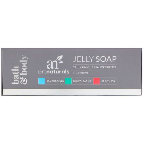 Artnaturals, Jelly Soap Set, 3 Soaps, 3.5 oz (100 g) Each فوائد