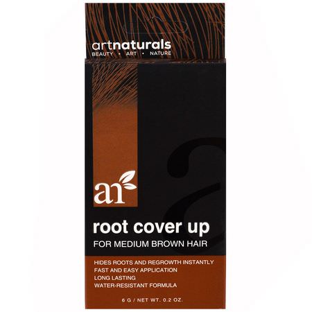 Artnaturals, Root Cover Up, For Medium Brown Hair, 0.2 oz (6 g):ل,ن الشعر, العناية بالشعر