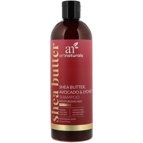 Artnaturals, Shea Butter, Avocado & Lychee Shampoo, Moisturizing Silk, For Dry Hair, 16 fl oz (473 ml) فوائد