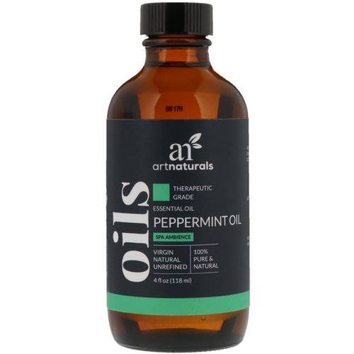 Artnaturals, Therapeutic Grade Essential Oil, Peppermint Oil, 4 fl oz (118 ml) فوائد