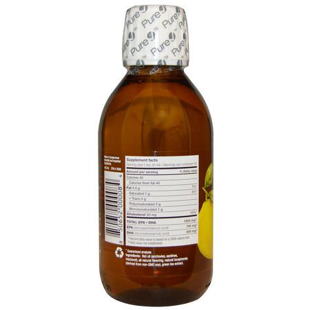 Ascenta, Nutra Sea, Omega-3, Zesty Lemon Flavor, 6.8 fl oz (200 ml):زيت السمك أوميغا 3, EPA DHA