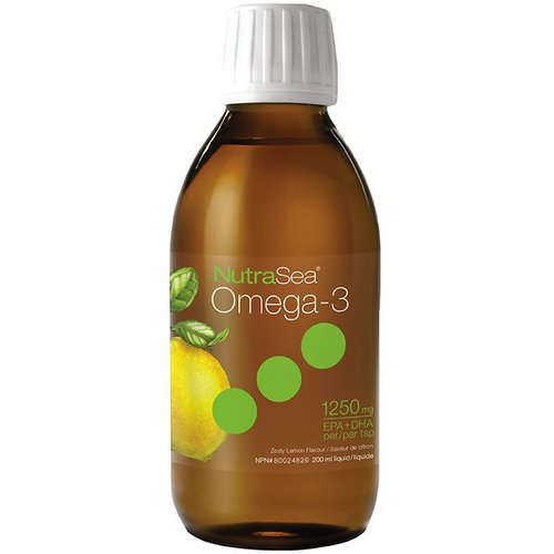 Ascenta, Nutra Sea, Omega-3, Zesty Lemon Flavor, 6.8 fl oz (200 ml) فوائد