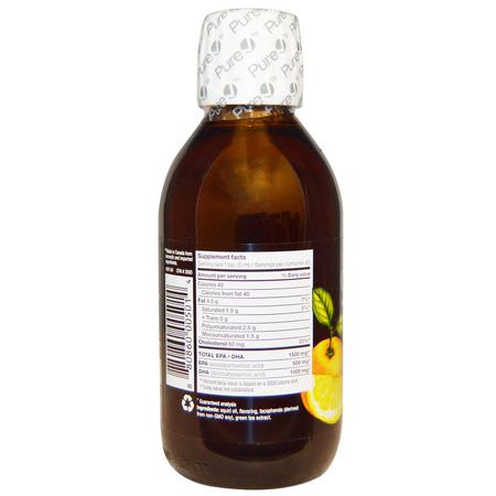 Ascenta, NutraSea, High DHA Omega-3, Juicy Citrus Flavor, 6.8 fl oz (200 ml):زيت السمك أوميغا 3, EPA DHA