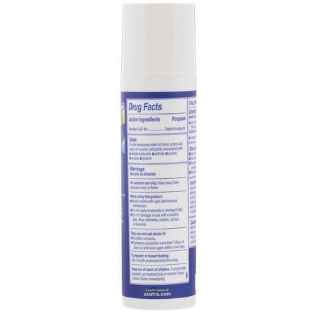 Asutra, Ease Your Pain, Temporary Pain Relief Cream, 3 oz (85 g):تخفيف الألم, الإسعافات الأ,لية