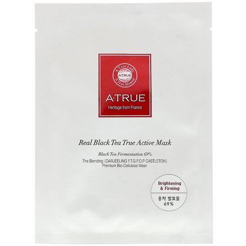 ATrue, Real Black Tea True Active Mask, 1 Mask, 0.88 oz (25 g) فوائد