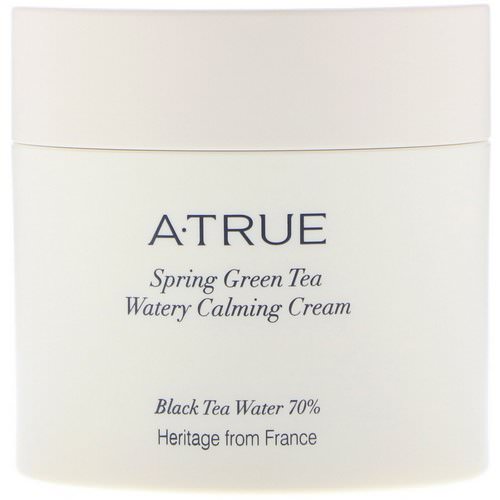 ATrue, Spring Green Tea Watery Calming Cream, 2.82 oz (80 g) فوائد
