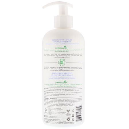ATTITUDE, Baby Leaves Science, 2-In-1 Natural Shampoo & Body Wash, Almond Milk, 16 fl oz (473 ml):غس,ل للجسم, شامب, للأطفال متعدد الإمكانات
