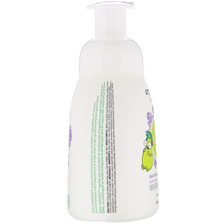 ATTITUDE, Little Leaves Science, Foaming Hand Soap, Vanilla & Pear, 10 fl oz (295 ml):الدش, الحمام