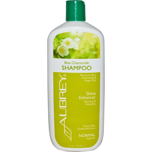 Aubrey Organics, Blue Chamomile Shampoo, Classic Blue Chamomile Scent, Normal, 16 fl oz (473 ml) فوائد